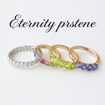 Eternity ring - Eternity prstene - stohovateľné prstene