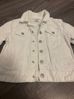 Dievčenská Lindex riflová bunda, vel.128