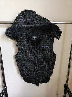 Dámska vesta s kapucňou - jesenna