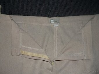 dámske béžové nohavice č.46