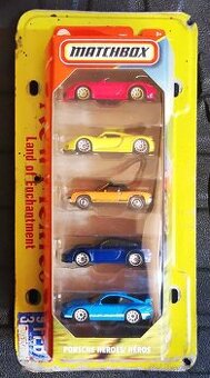 Matchbox 5 balenie Porsche Heroes