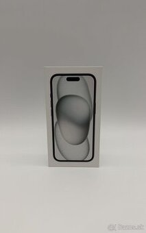 NOVÝ iPhone 15 128GB Black + ZÁRUKA