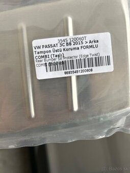 Ochranná lišta zadného nárazníka VW Passat B8