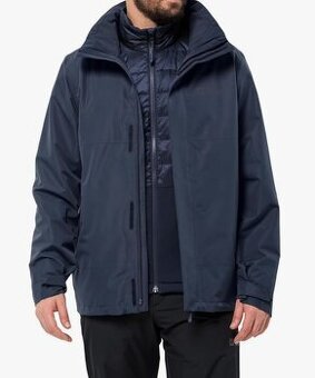 Predám pánsku zimnú bundu Jack Wolfskin 3-in-1
