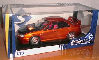 SUBARU IMPREZA WRX STI /2003/ orange metallic, 1:18 , SOLIDO