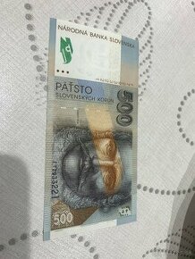 500 korun slovenskych KRASNY STAV