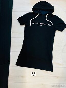 Čierne saty Tommy hilfiger