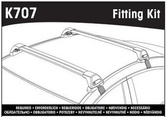 Montážny kit na strešný nosič Yakima pre AUDI A5/A7