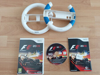 Predám hru F1 2009 pre Nintendo Wii + 2 volanty