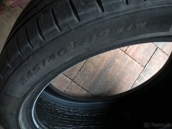 4 ks LETNÉ 245/40 R19 94W PIRELLI cca 5-6 mm 140-€/sada