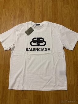 Pánske biele tričko Balenciaga