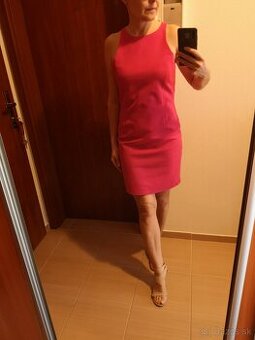 ZARA fuchsiove puzdrové šaty