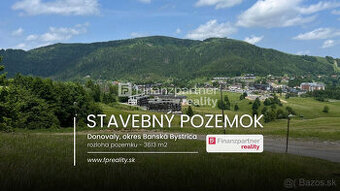 Investičný pozemok 3613 m2, Donovaly, Banská Bystrica