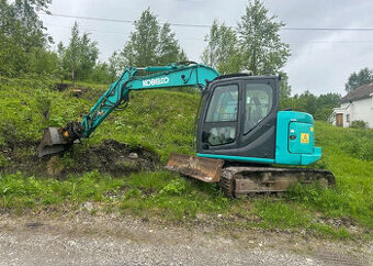 Pásový rypadlo Bagr Kobelco SK75SR-3E Minibagr