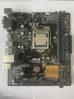 H110M-R + Intel i5-7500 — plne funkčný set