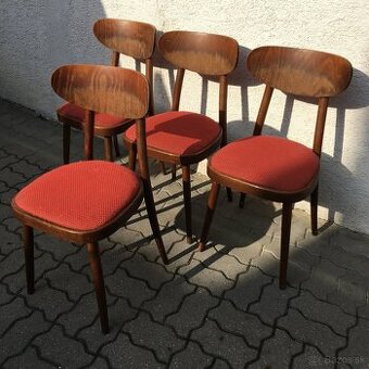 Retro stolicky Interier Praha Smidek 4ks Vintage