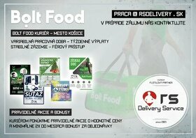 Bolt Food Kuriér - RS Delivery Service - Košice