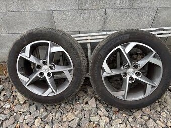 Predám peugeot 5x108 r17 et40 7,5j + pneu 215/55 r17