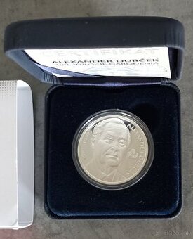 Zlatá a strieborná medaila A. Dubčeka