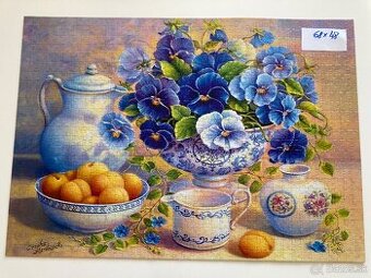 Obrazy poskladané a podlepené puzzle