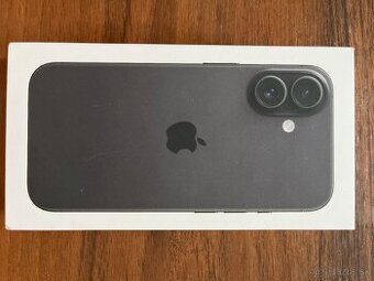 Apple Iphone 16 Black 128GB nerozbalený