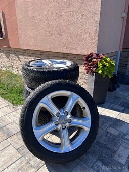 Original Audi Disky / Elektrony 5x112 R17 + Pneumatiky