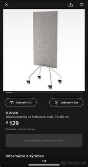Magnetická tabuľa obojstranna