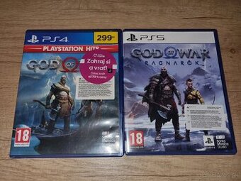 God of war Ragnarok PS5 CZ a God of war PS4 CZ
