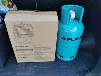 Plynový ohrievač s 10kg PB fľašou