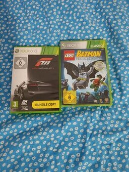 Predám xbox 360 hry lego batman a forza motorsport 3