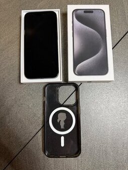 Predám IPhone 15 Pro , 256gb, farba čierna titán