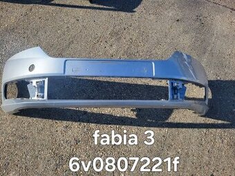 Skoda fabia 3 naraznik face lift 6v0807221f