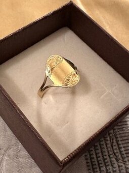 dámsky zlatý prsten veľkosť 58 zlato 14kt