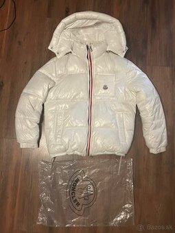 Moncler biela white moncler bunda moncler puffer jacket