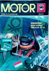 Časopis MOTOR Motoristická současnost LISTOPAD/1986 ročník 1 - 1