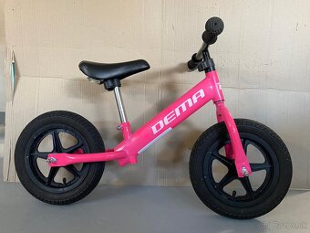Dievčenské cyklo odrážadlo Dema ružové