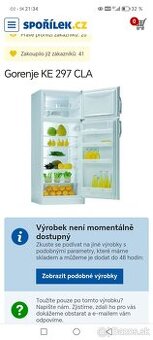 Chladnička Gorenje