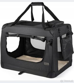 Transportér pre psa Dibea čierny L 70 cm x 52 cm 50 cm