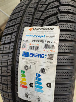 Pneumatiky 215/45 R17 91V XLWinter icept evo2 Hankook, zimn