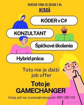 C# s dušou konzultanta? Máme pre teba mission.
