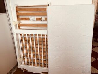 Postieľka s matracom 120x60