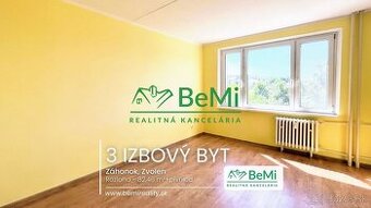 Priestranný 3-izbový byt, Záhonok, Zvolen