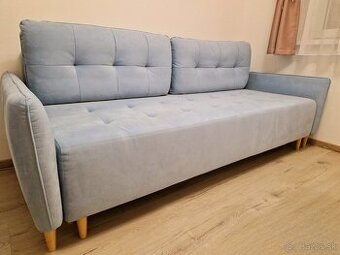 Sedačka modro-zelená ( tyrkysová )