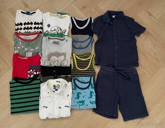 Detské krátke tričká, tielka kraťasy 98-104