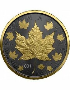 Investicne striebro mince minca Maple Leaf - 1
