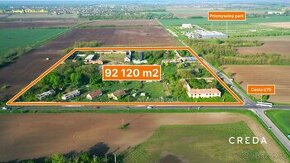 CREDA | predaj 92 120 m2 priemyselný areál, Palárikovo - 1
