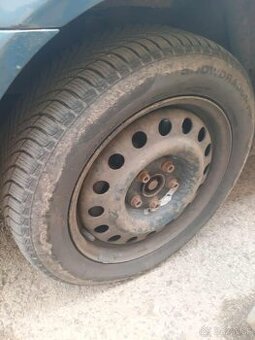 Predám zimné pneumatiky na diskoch 5x112 195/60R16