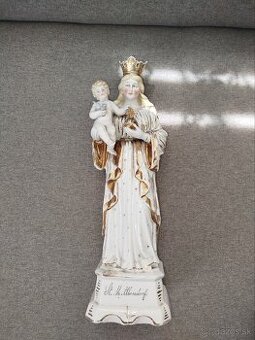 Porcelánová soška Panna Mária s Ježiškom