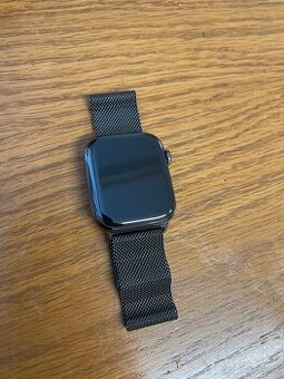 Apple Watch 9 45mm,Stainless Steel,Cellular,Milaness loop