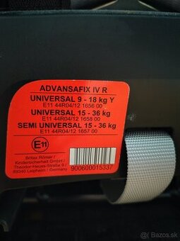 Autosedačka Britax Advansafix IV R